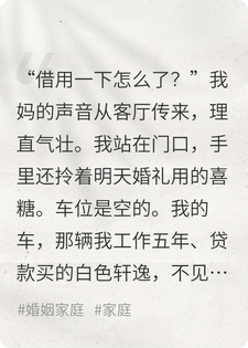 婚礼前一天，弟弟把我的婚车开去相亲了