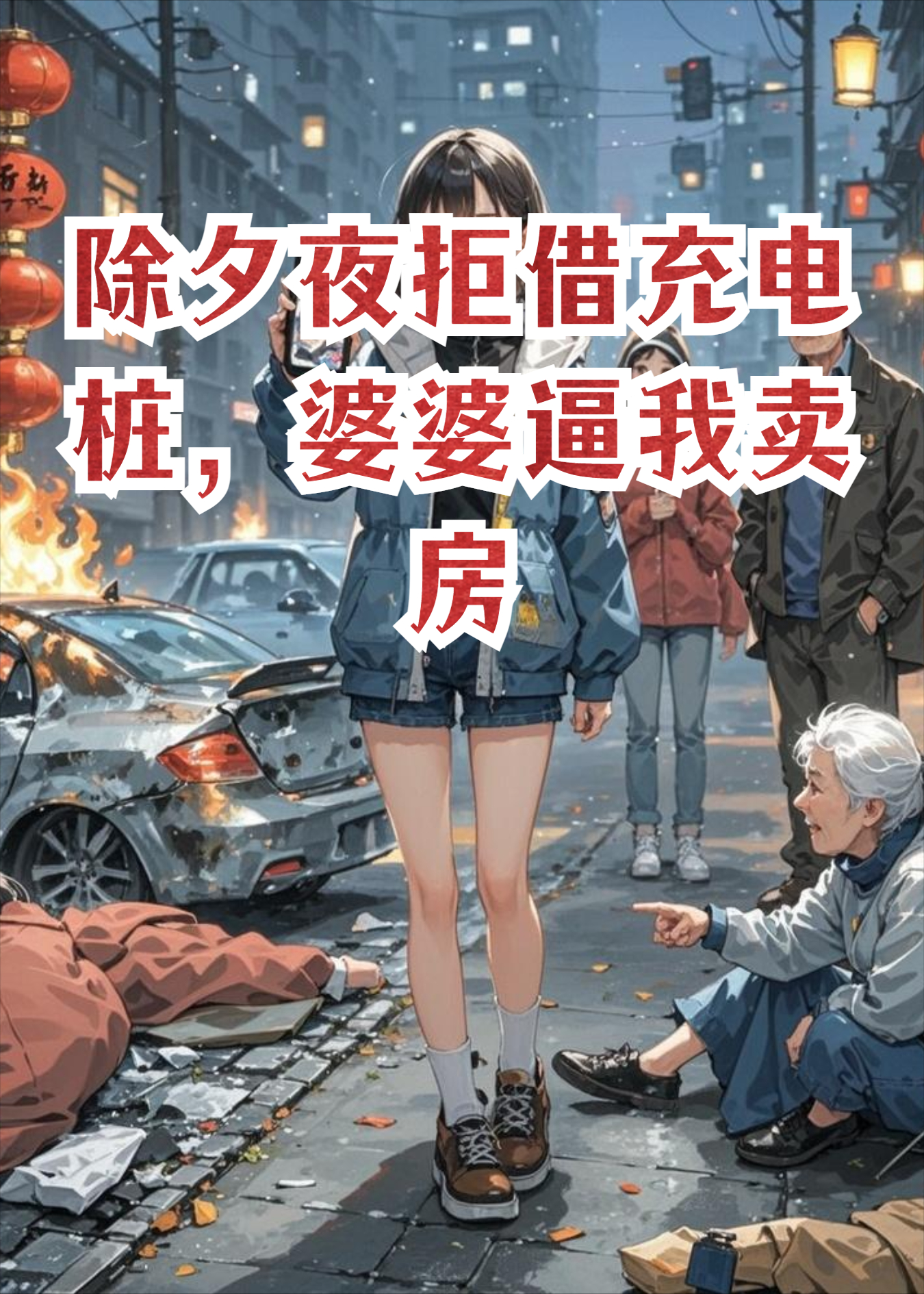 除夕夜拒借充电桩，婆婆逼我卖房赔宝马