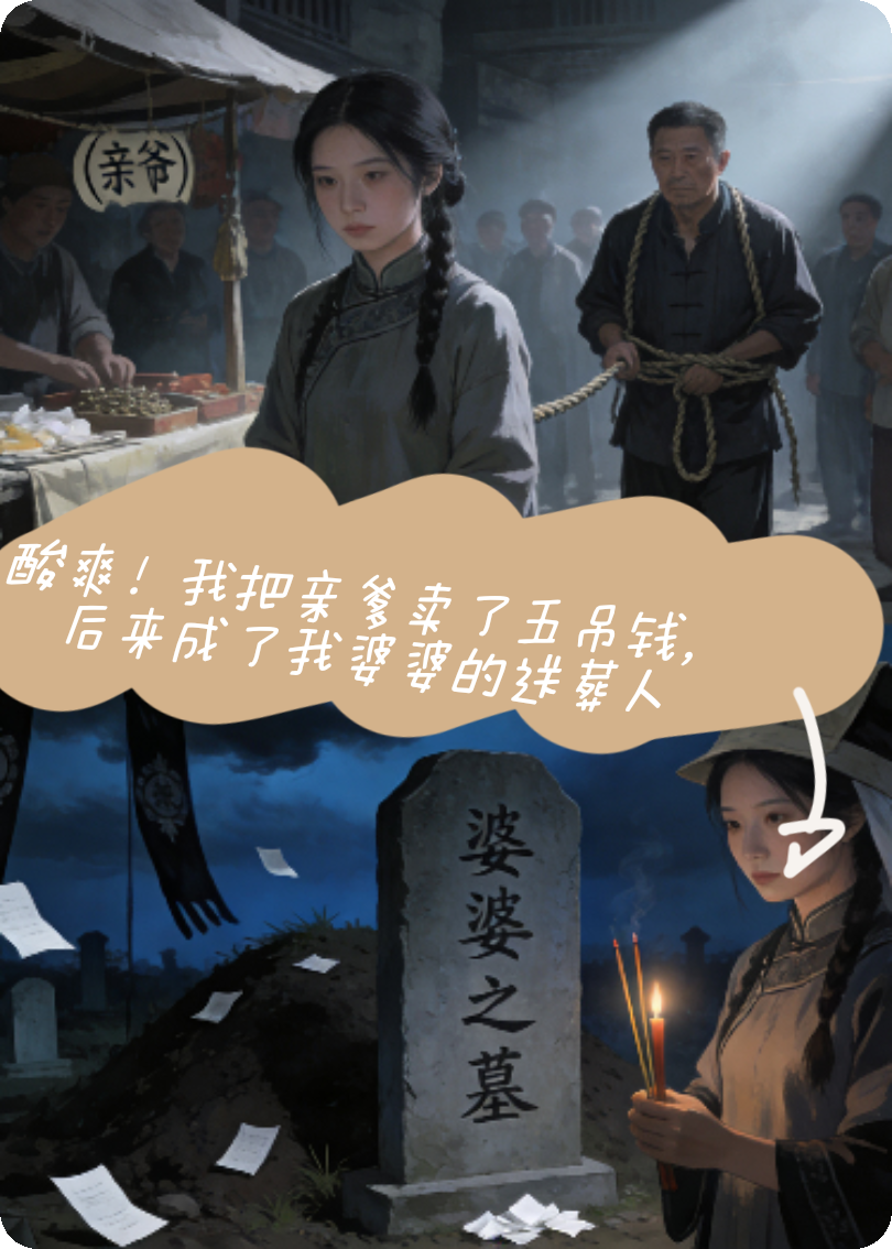 酸爽！我把亲爹卖了五吊钱，后来成了我婆婆的送葬人