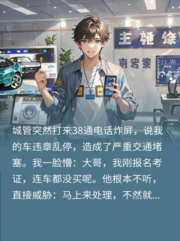 被指控违章停车我刚报名考证还没买车呢