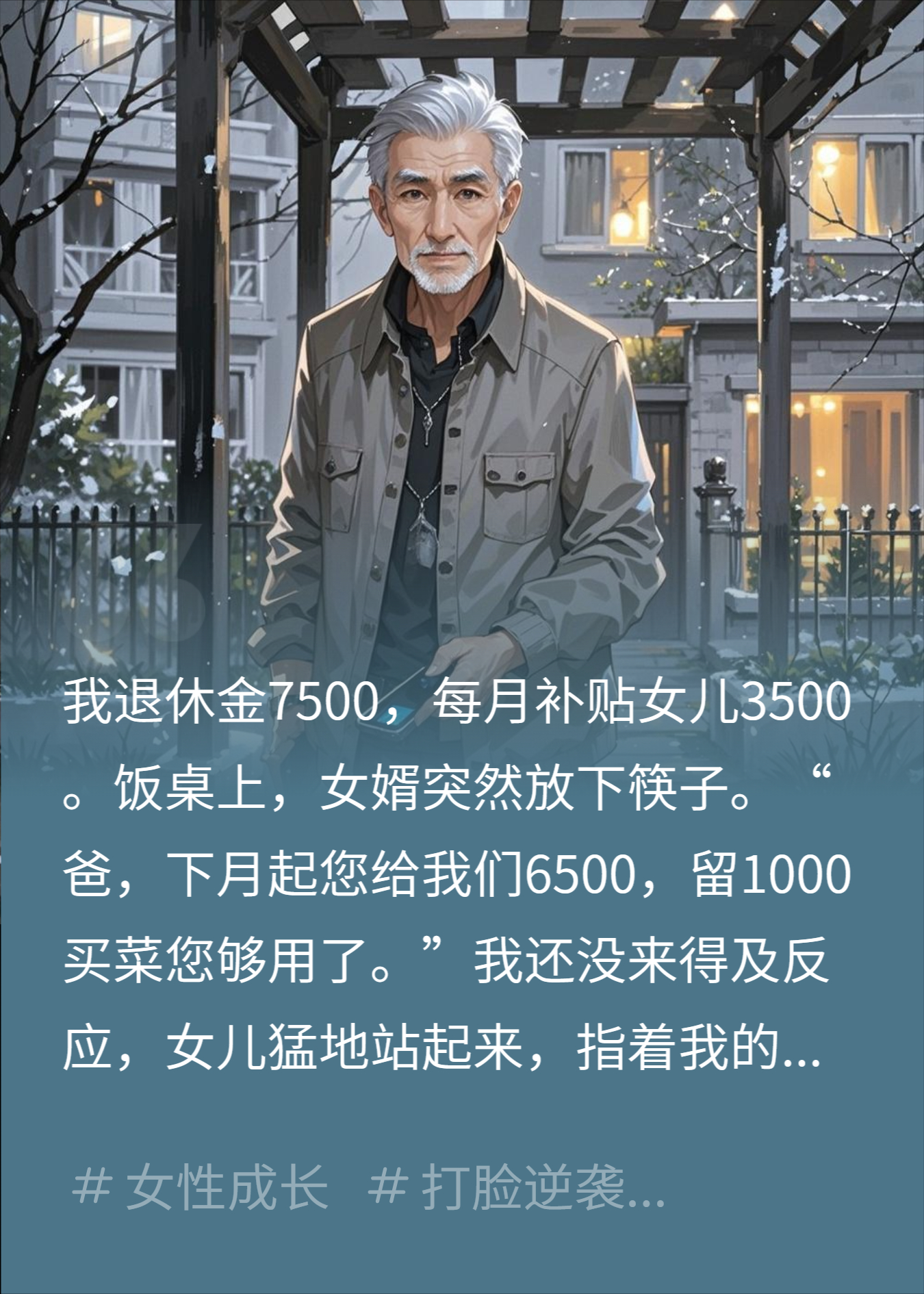 榨干我退休金还不够，我卖掉婚房后，小两口彻底炸了锅