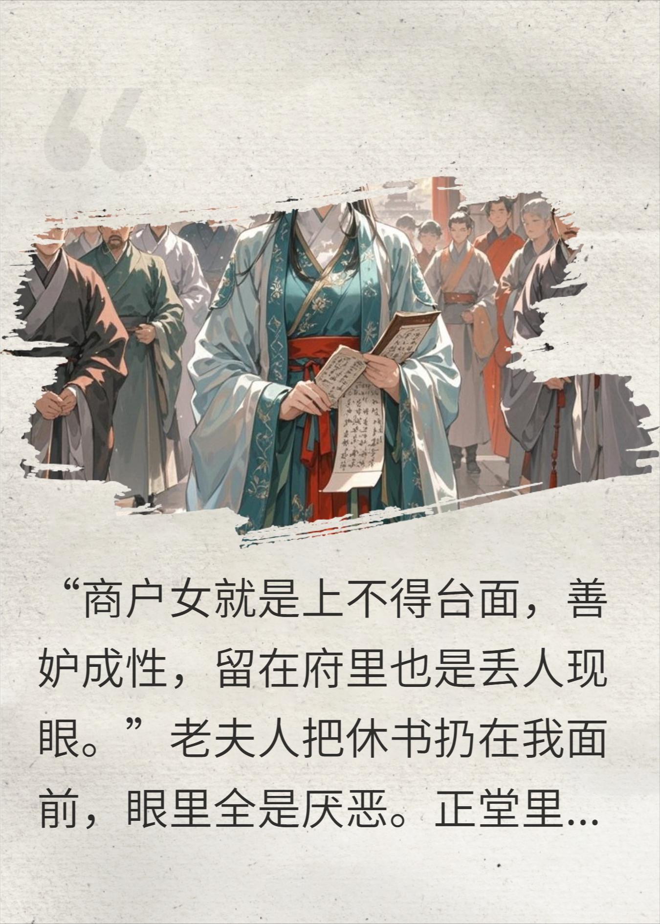 被休弃那天，我带走了侯府一半的产业