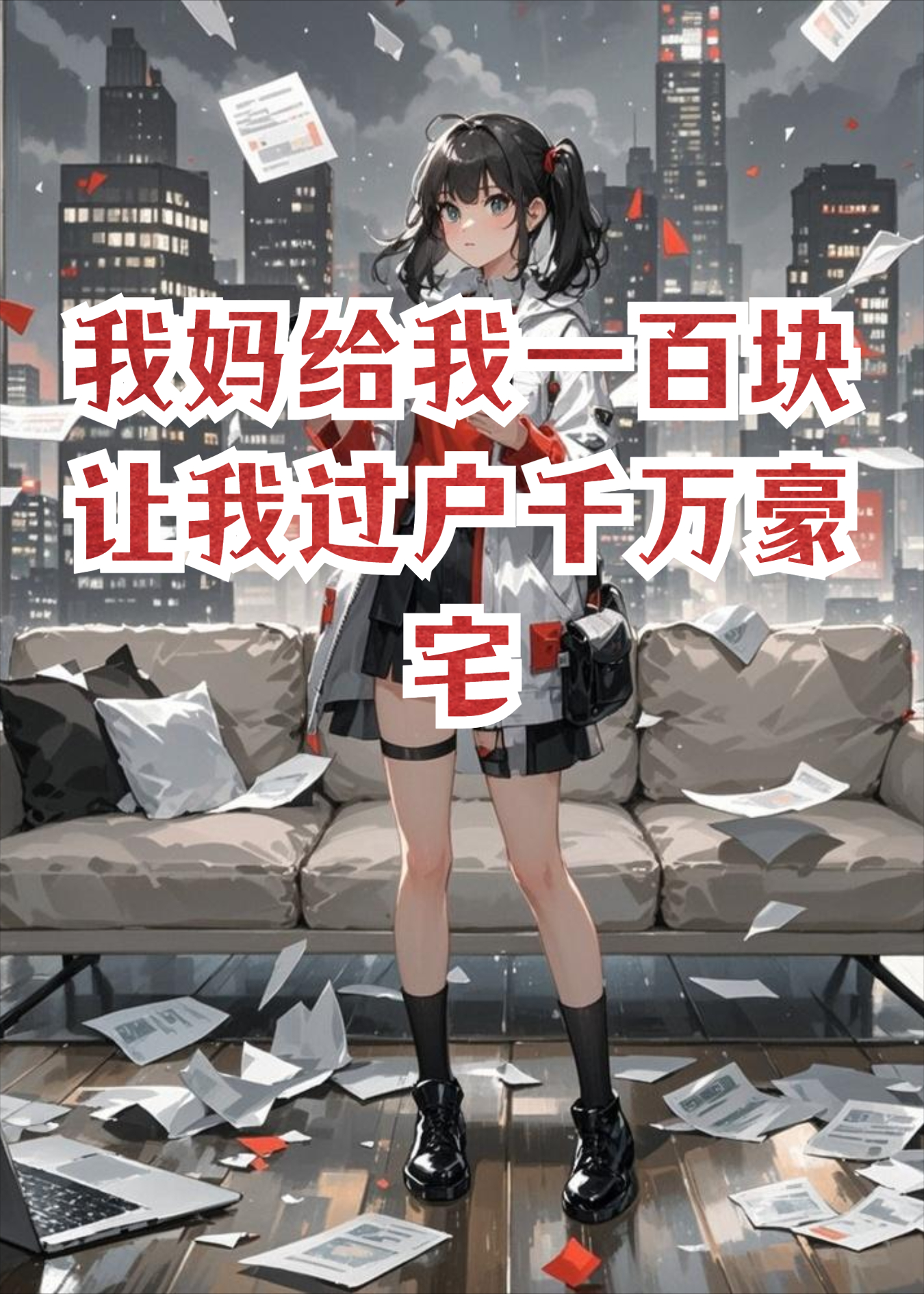 我妈给我一百块让我过户千万豪宅