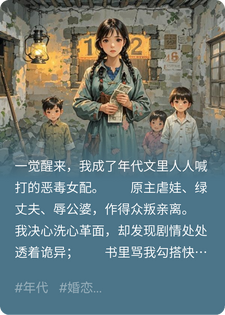 穿成恶毒女配后，我发现丈夫的秘密奖金