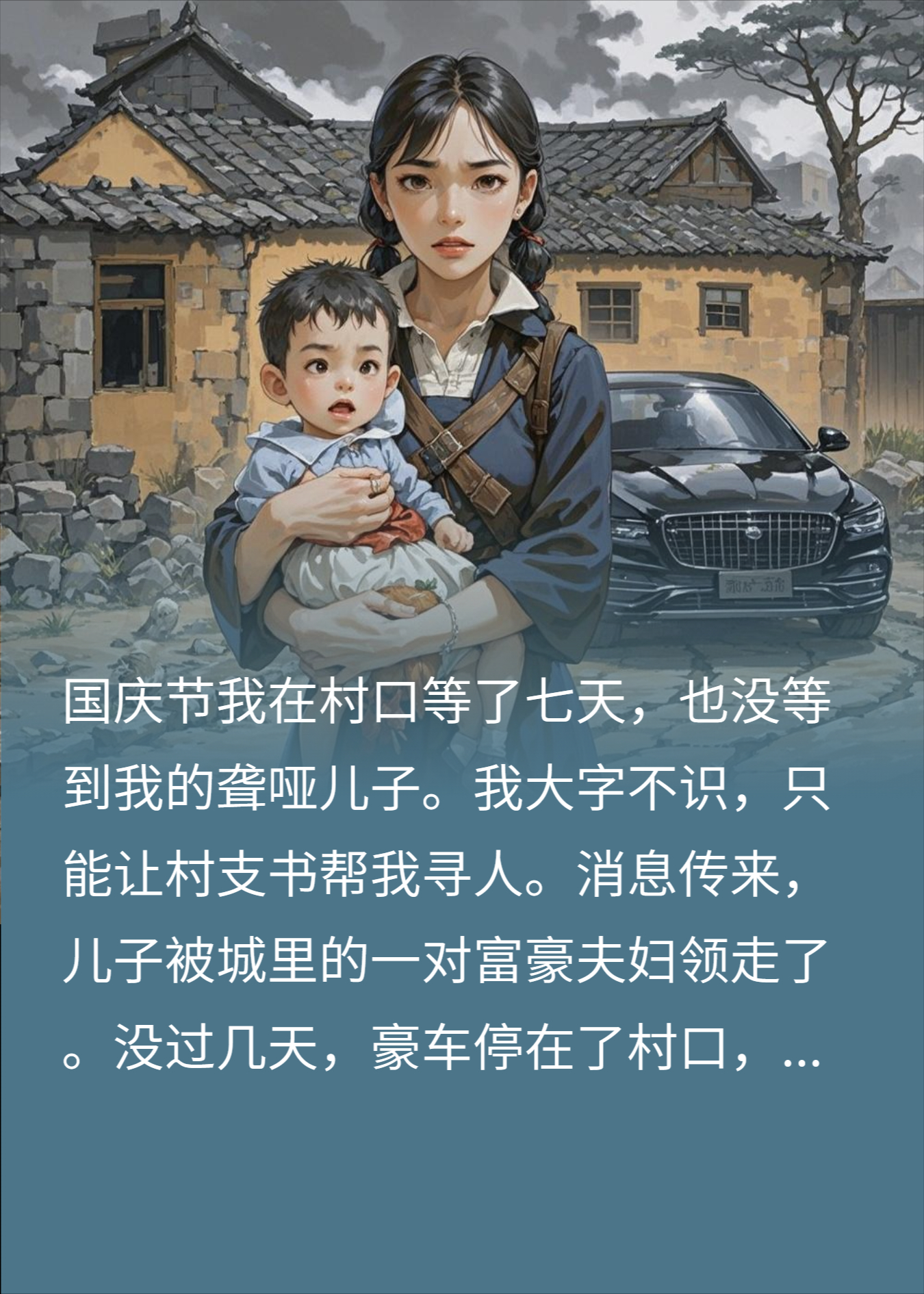 哑巴儿子被退货，我揭开拐卖内幕，富豪老婆疯了