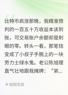 发现老公是扶弟魔后，我做了一个虚拟盘