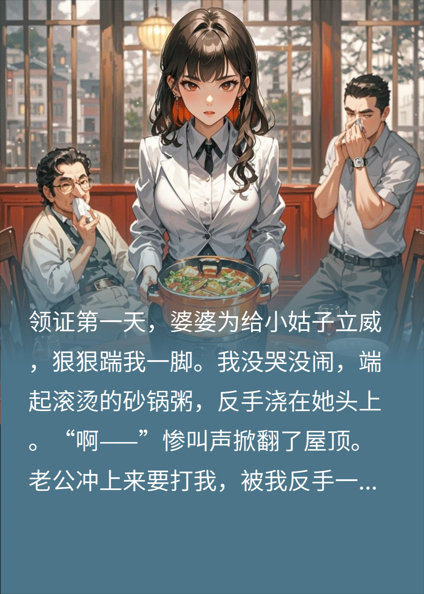 刚领完证，婆婆就给我立规矩？我反手一锅热粥教她做人