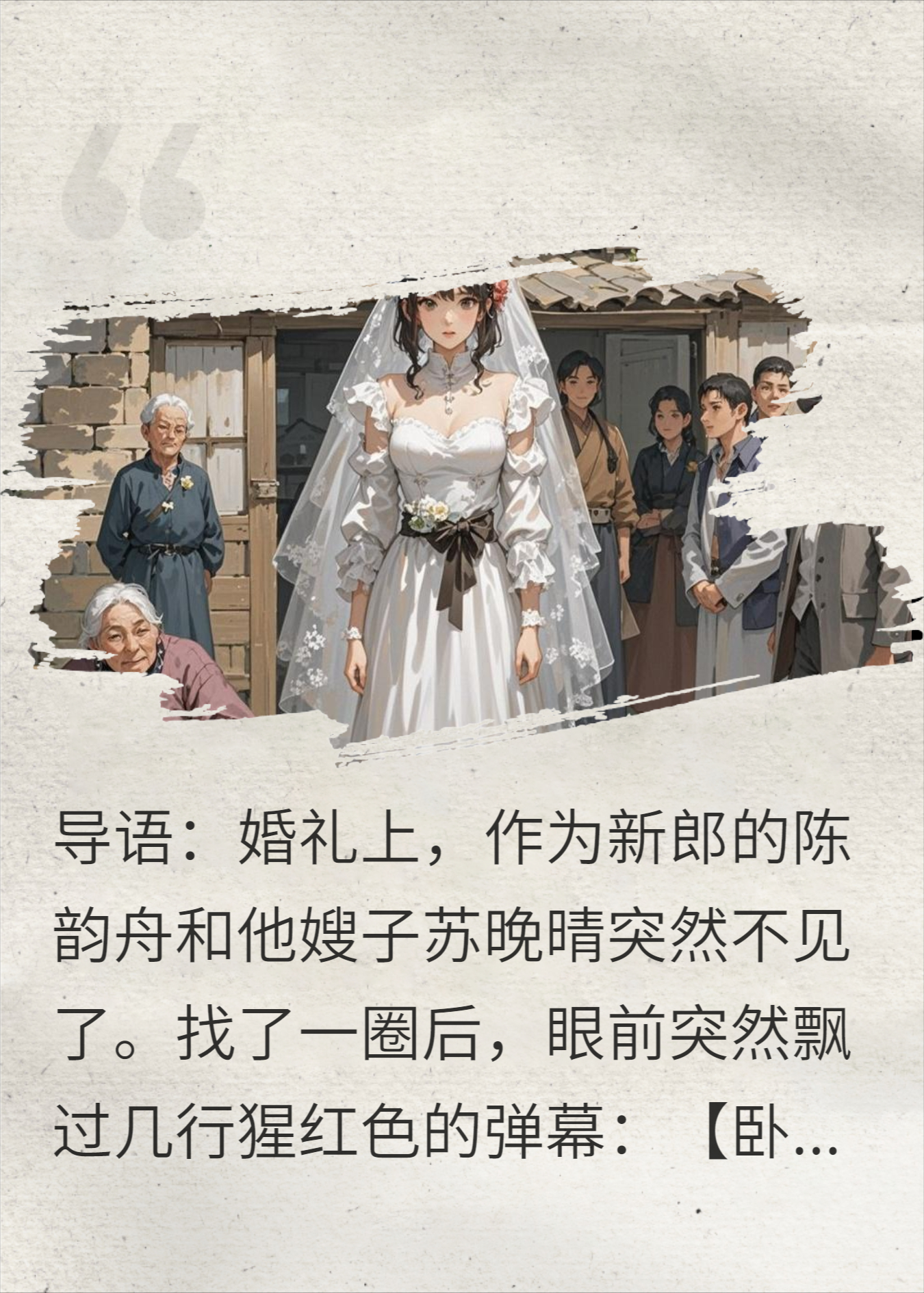 新婚当天，我在粪坑里找老公