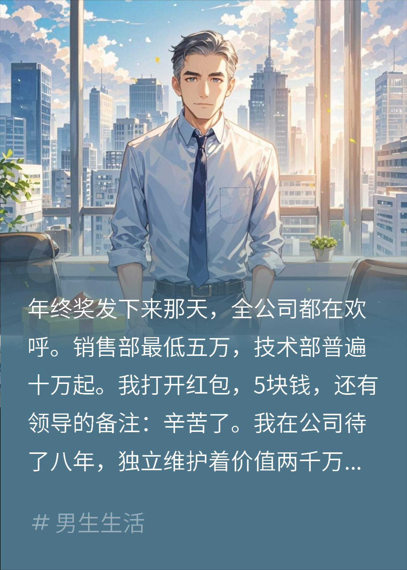 终奖仅5元我选择离职，5天后六名高管搞瘫全公司