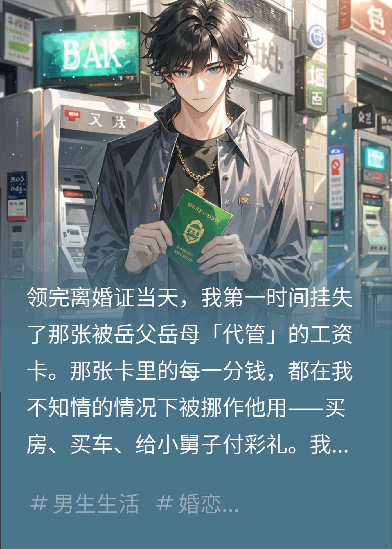 离婚当天，我挂失了工资卡，岳父全家慌了