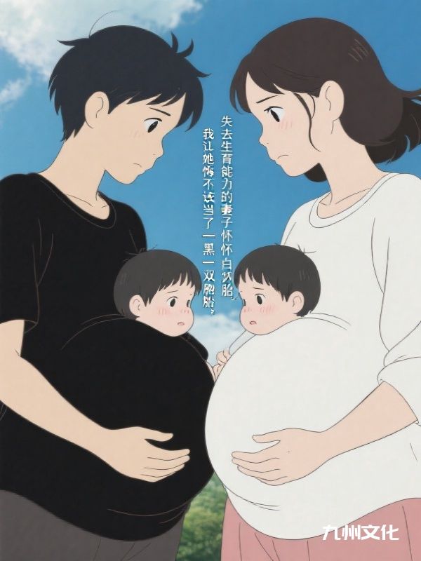 失去生育能力的妻子怀了一黑一白双胞胎
