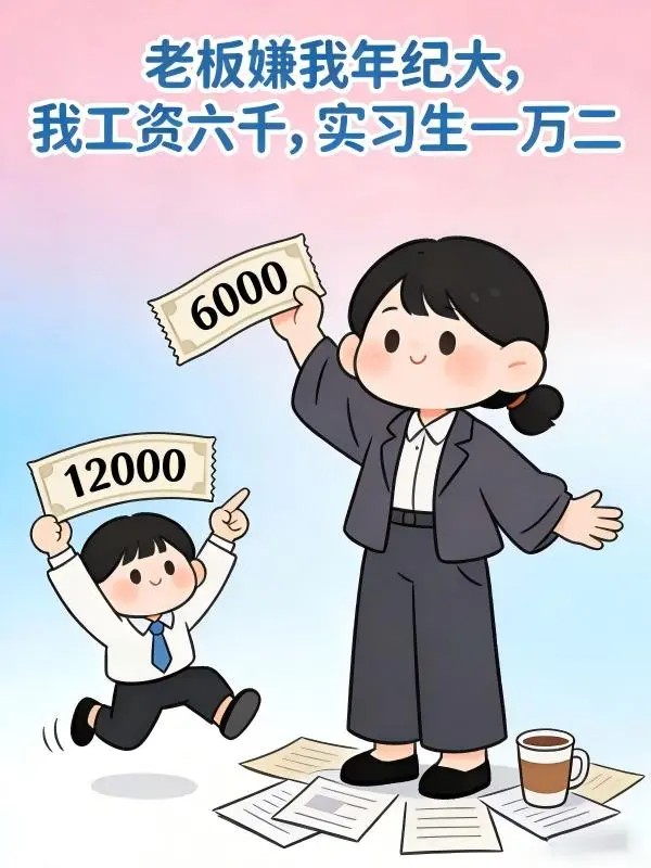 老板嫌我年纪大我工资六千实习生一万二