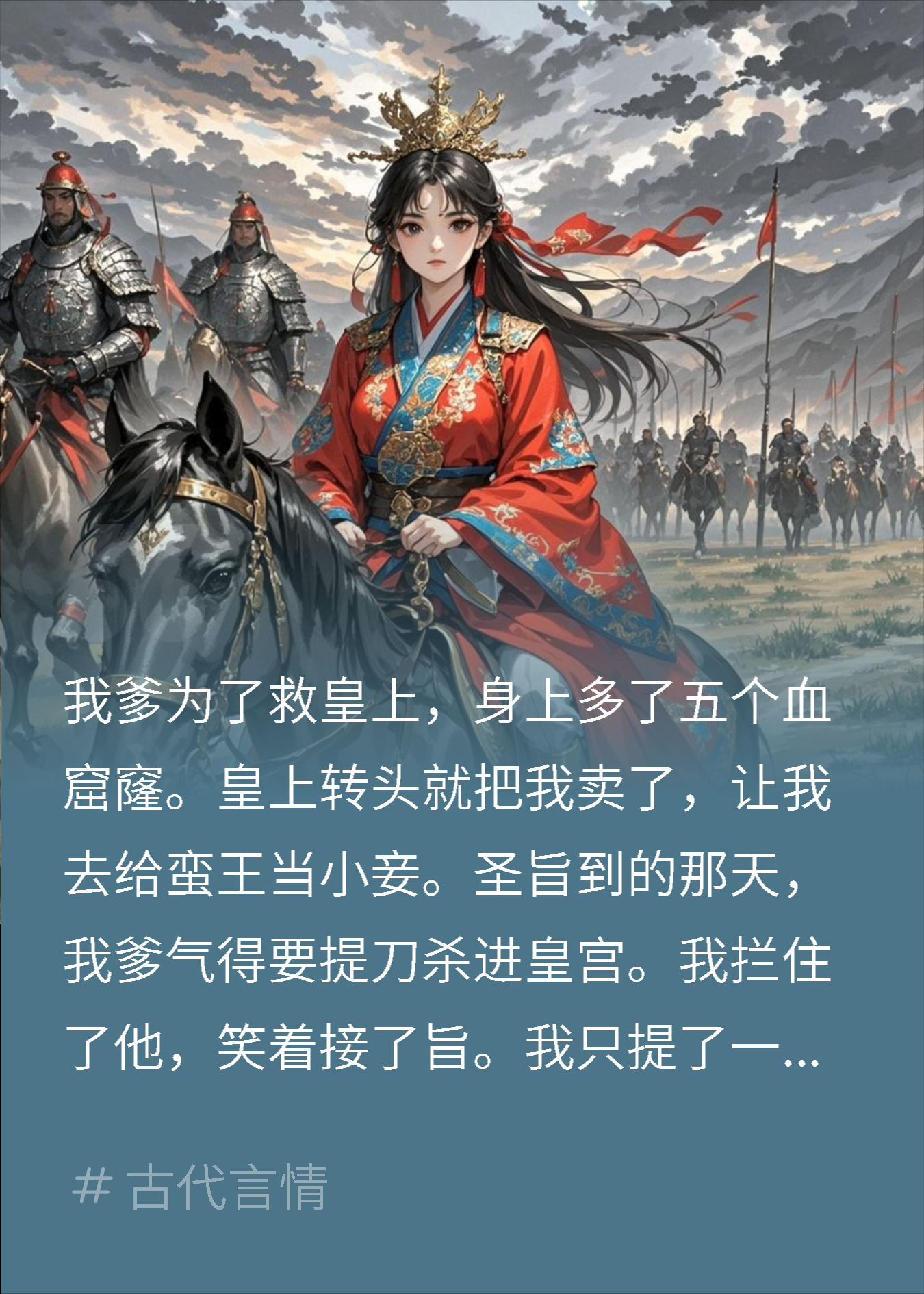 皇帝让你去和亲，没让你带八千残兵赴敌登基