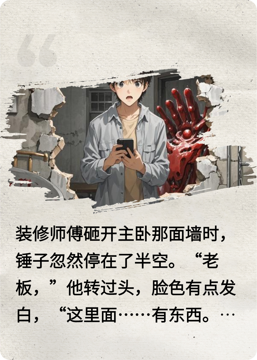 当我发现卧室墙壁里的敲击声在用摩斯电码求救