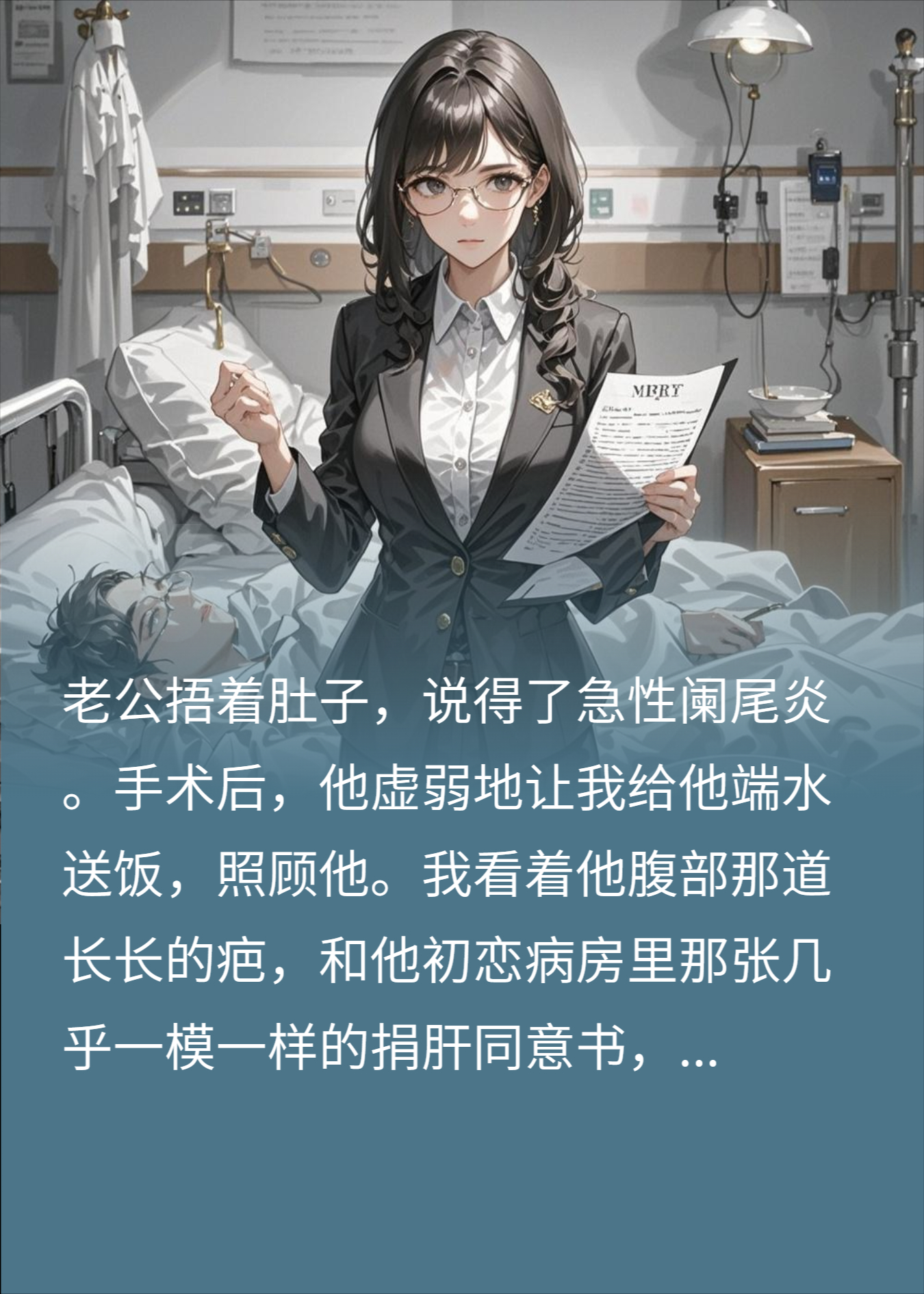 老公捐肝救白月光，我甩离婚协议和天价账单