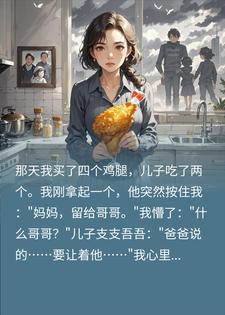 我拿鸡腿吃，儿子拦下我：\