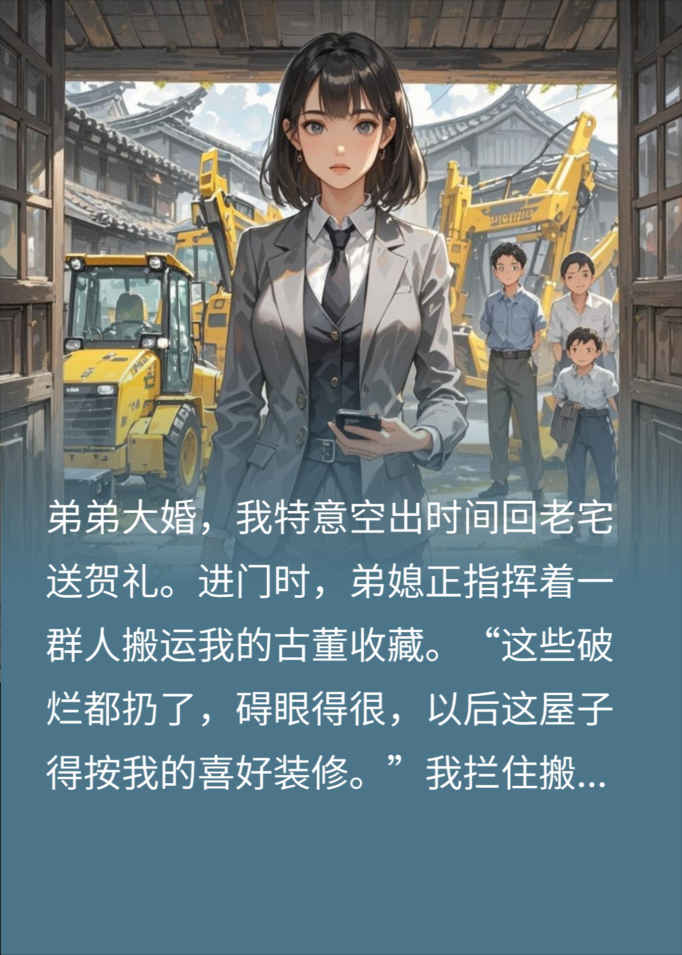 弟媳霸占豪宅？三分钟后推土机进场