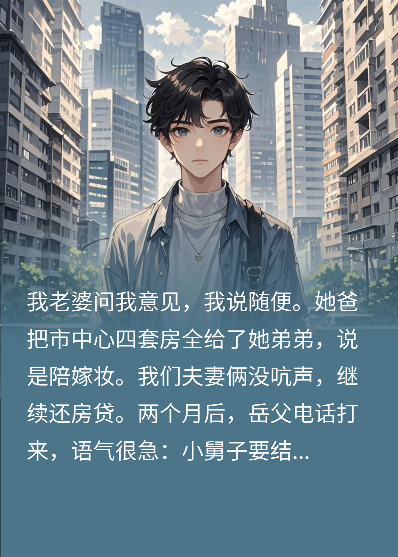 房产全给小舅子却让我还贷？我：早已离了