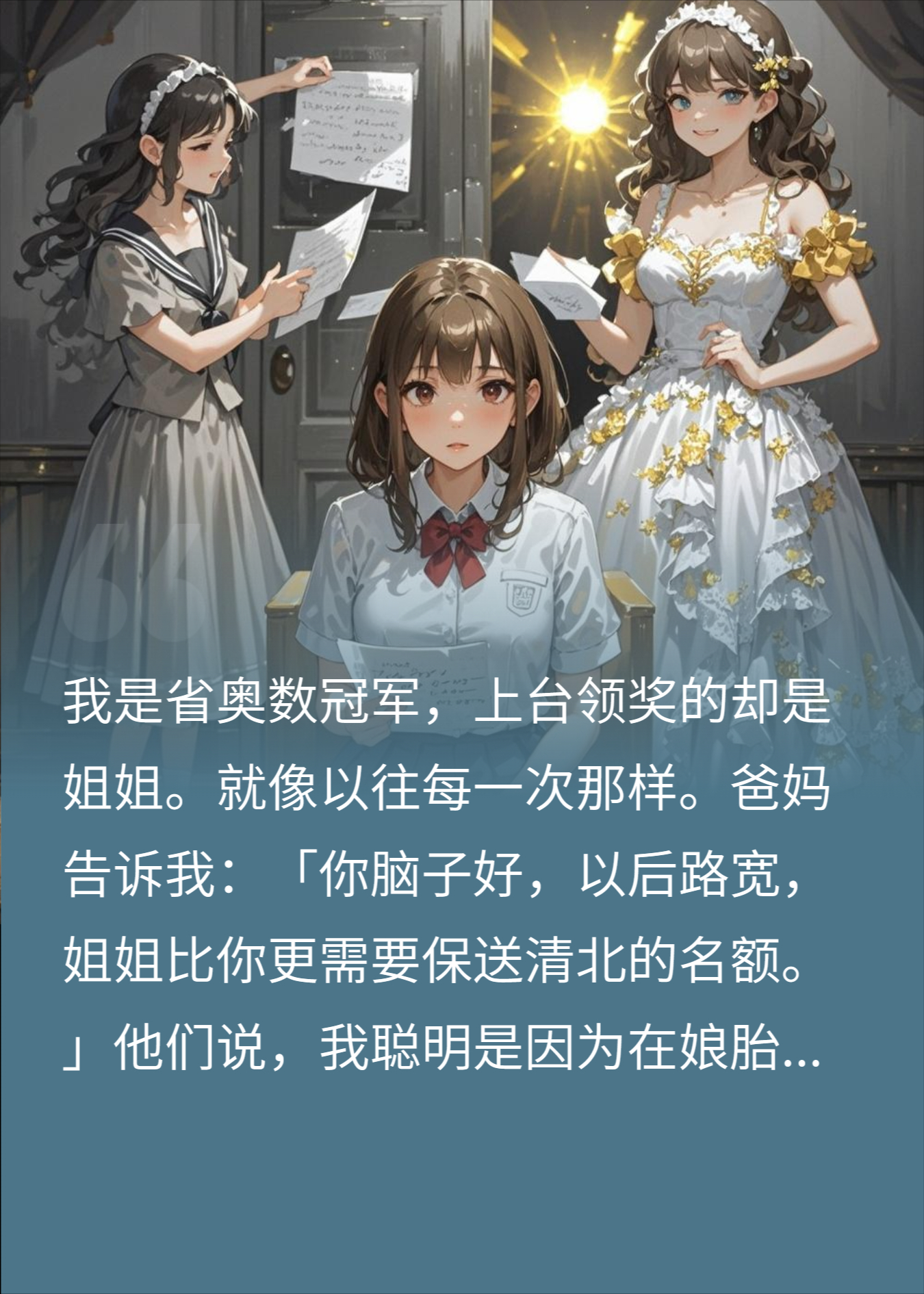 姐姐顶替我进国家队后，全家崩溃了