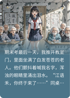 期末考试最后一天，全班同学老了五十岁