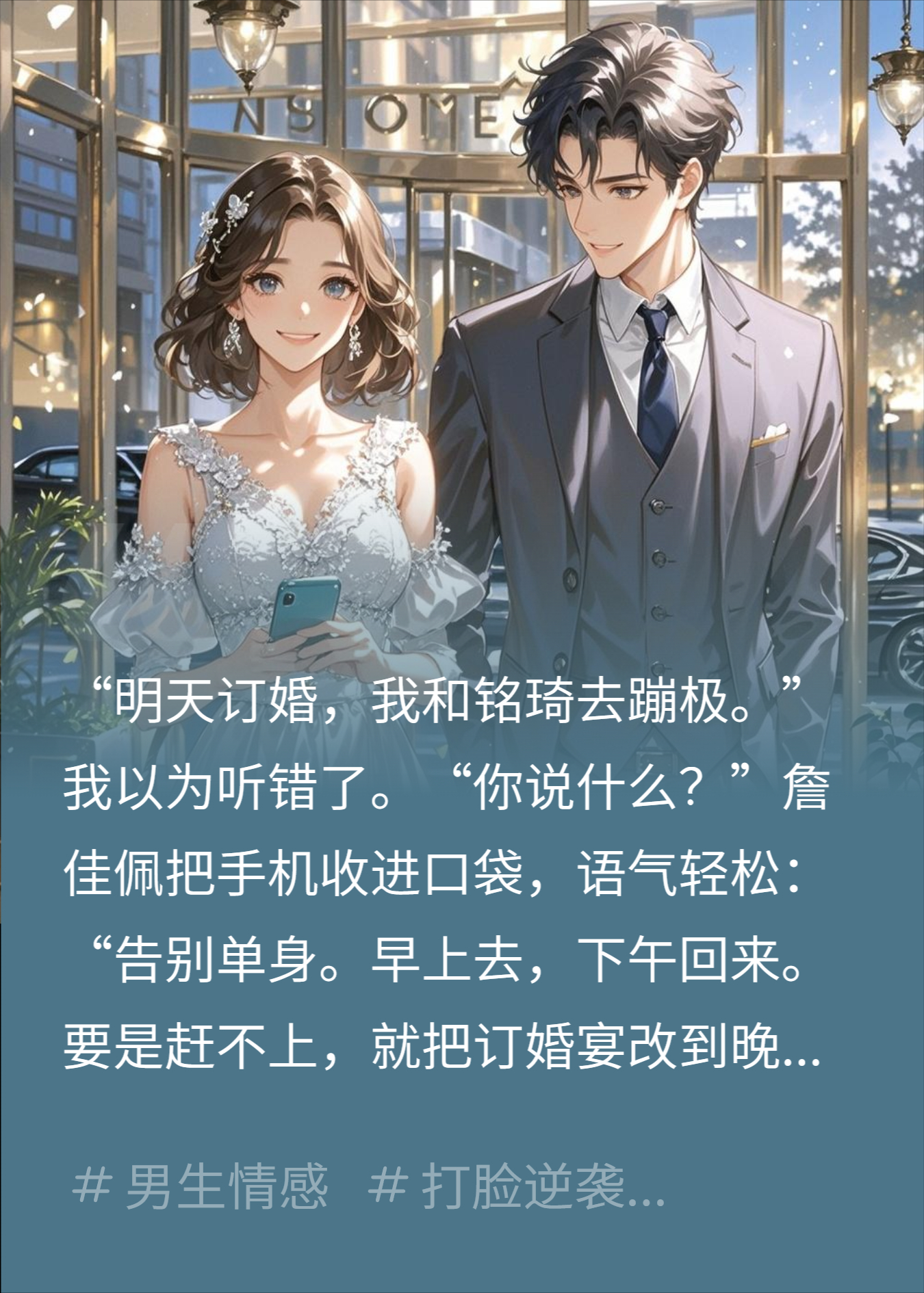 订婚前夜，女友带秘书去蹦极