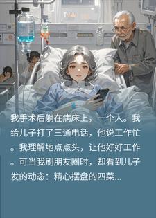 我躺在病床无人陪护，反手停掉了5000房贷，儿子哭疯了