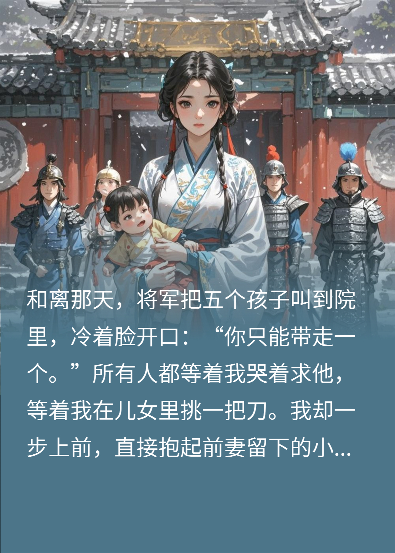 和离五选一？我直接抱走继女，他慌了