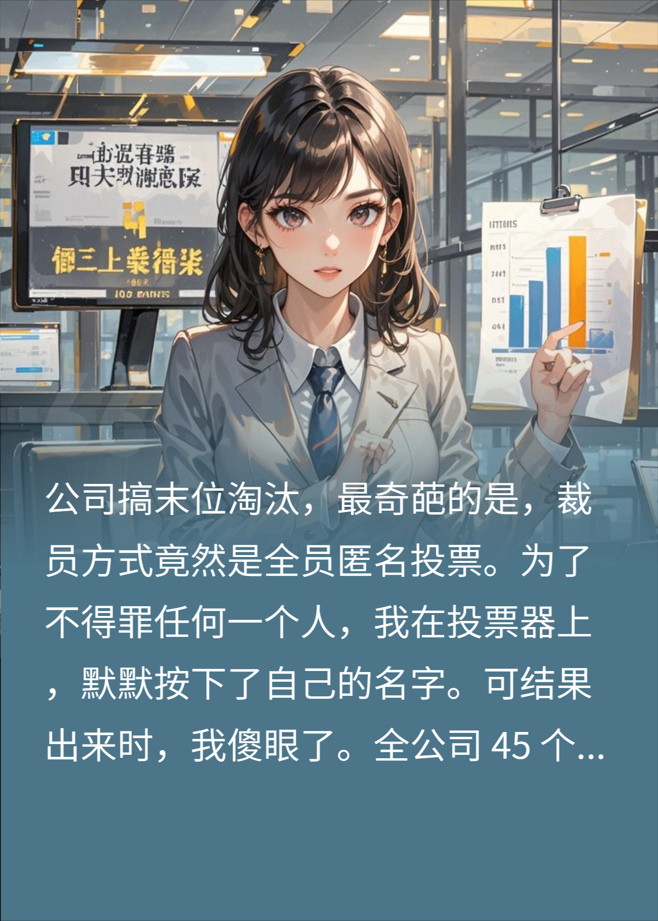 裁员投票我成公敌，我掌权公司：全员慌什么？