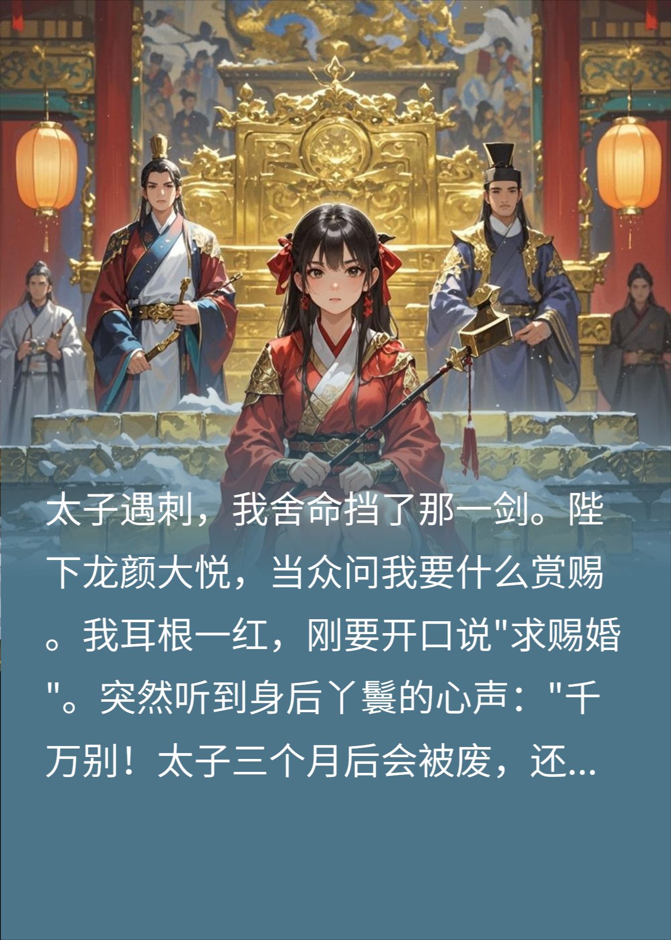 舍命救太子后，我要个锤子当赏赐