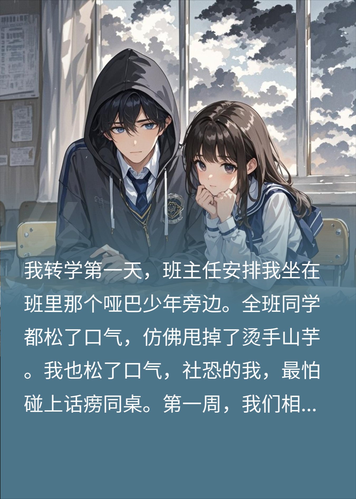 哑巴同桌被重度社恐的我气得开口骂人