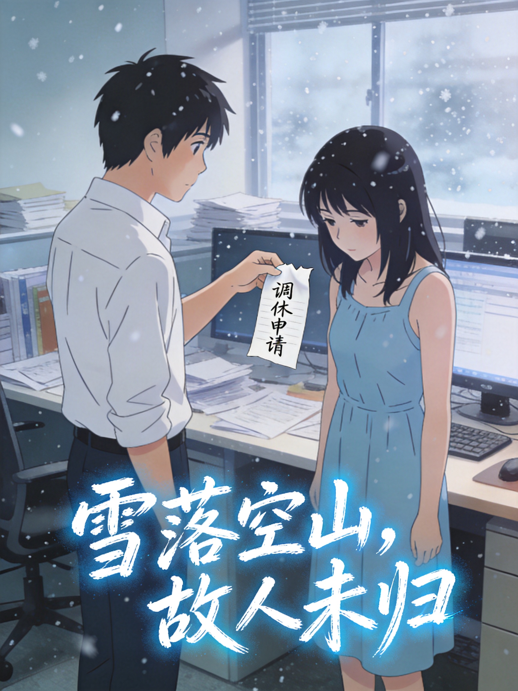 雪落空山，故人未归