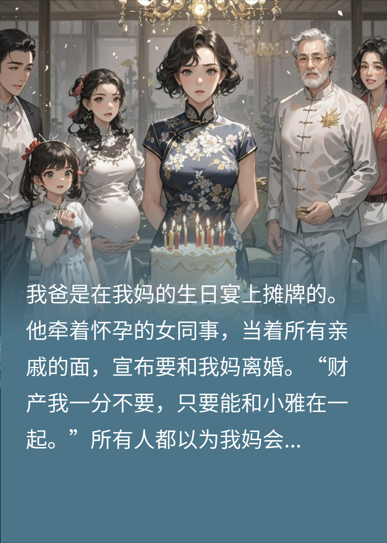 爸携孕三逼宫，我妈平静分家，后来我才懂那叫请君入瓮