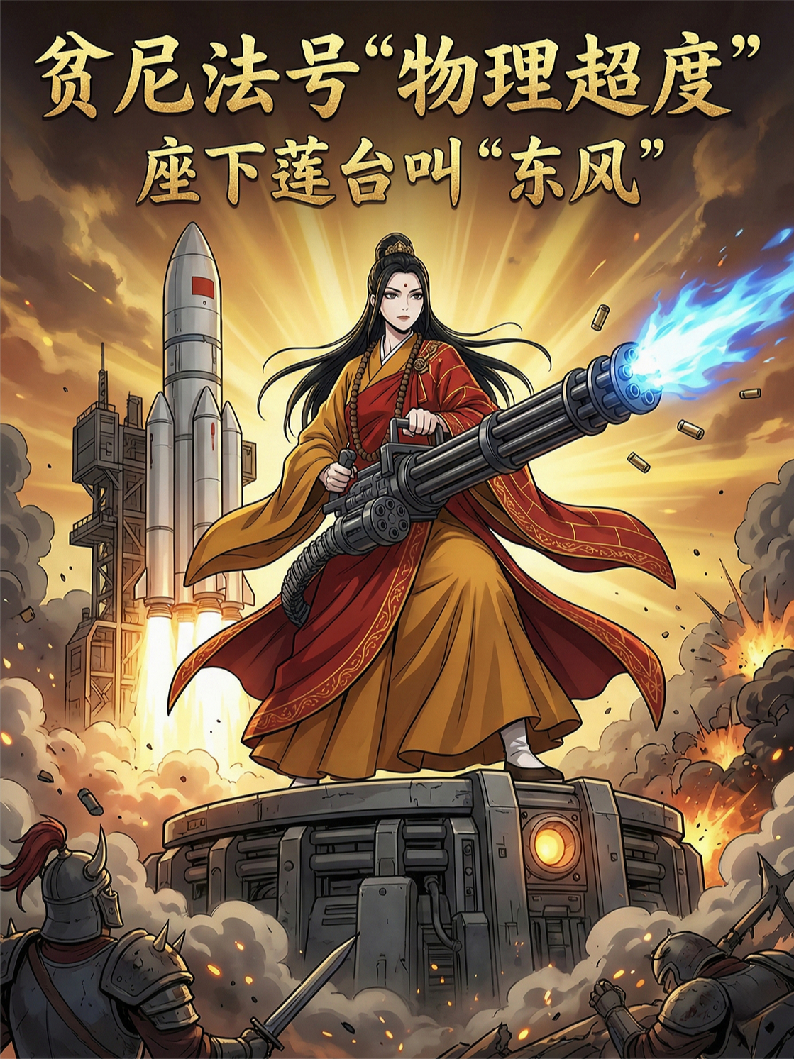 贫尼法号“物理超度”，座下莲台叫“东风”