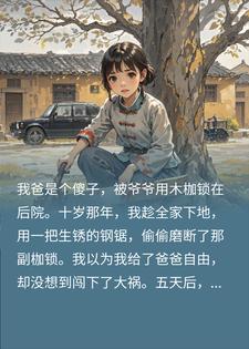 我锯断傻爹木枷，他竟是大佬，只说：“带她走！”