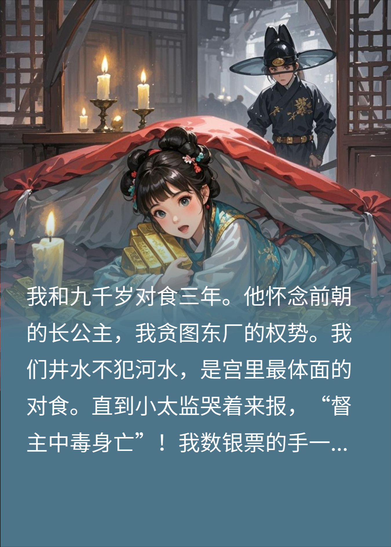 督主诈尸后，我藏床底的金条捂不住了