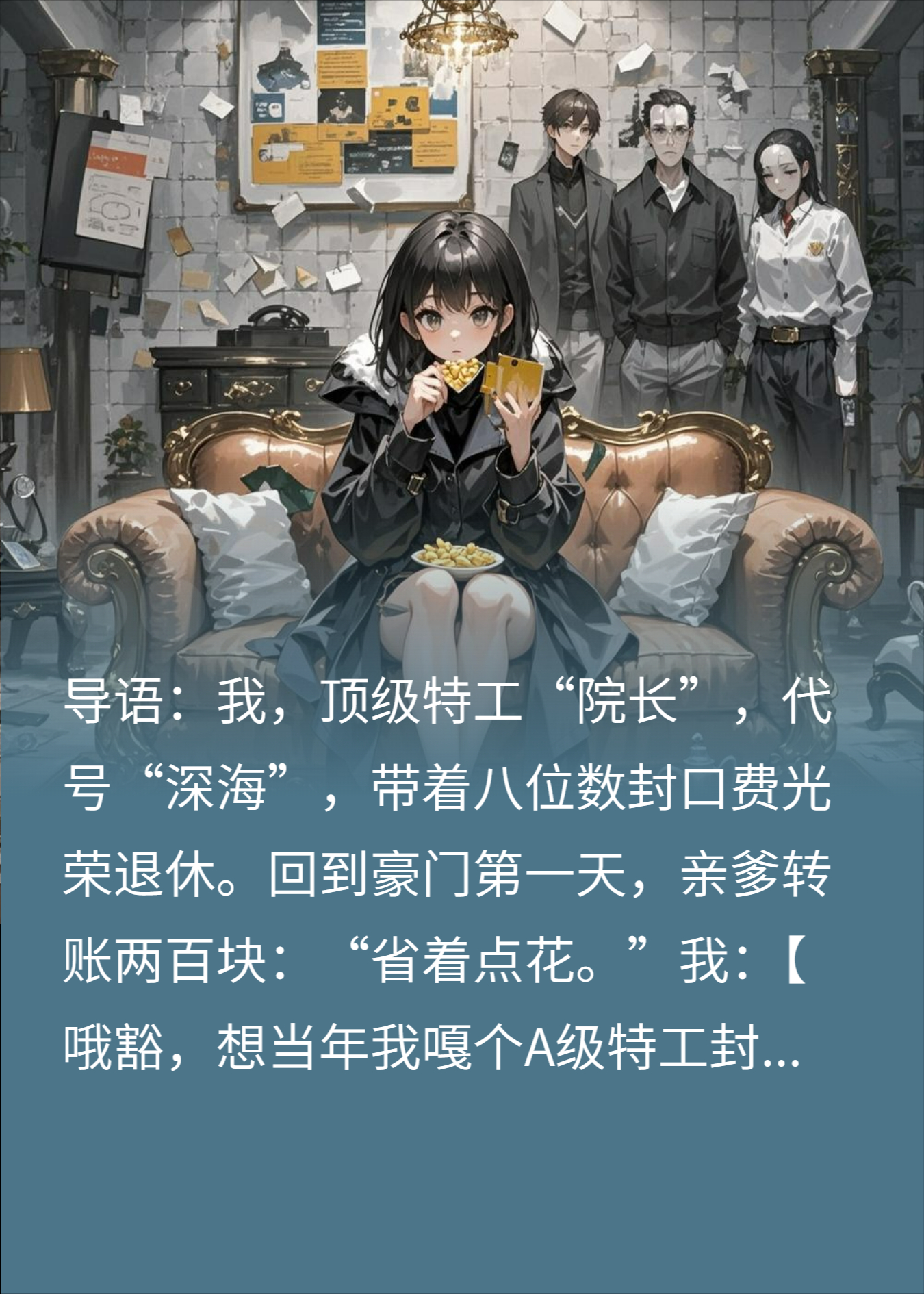 退休特工回豪门，全家读我心声写遗书