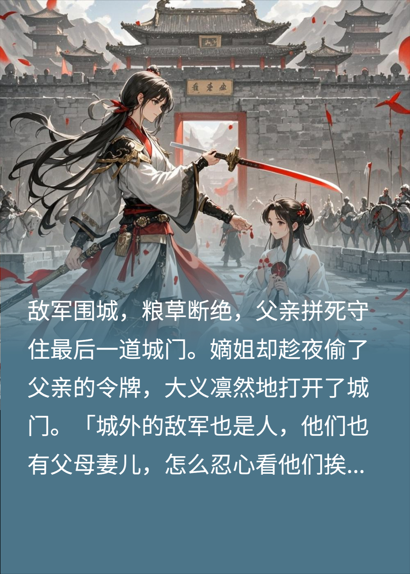 嫡姐心疼敌军也是人，我反手送她见阎王