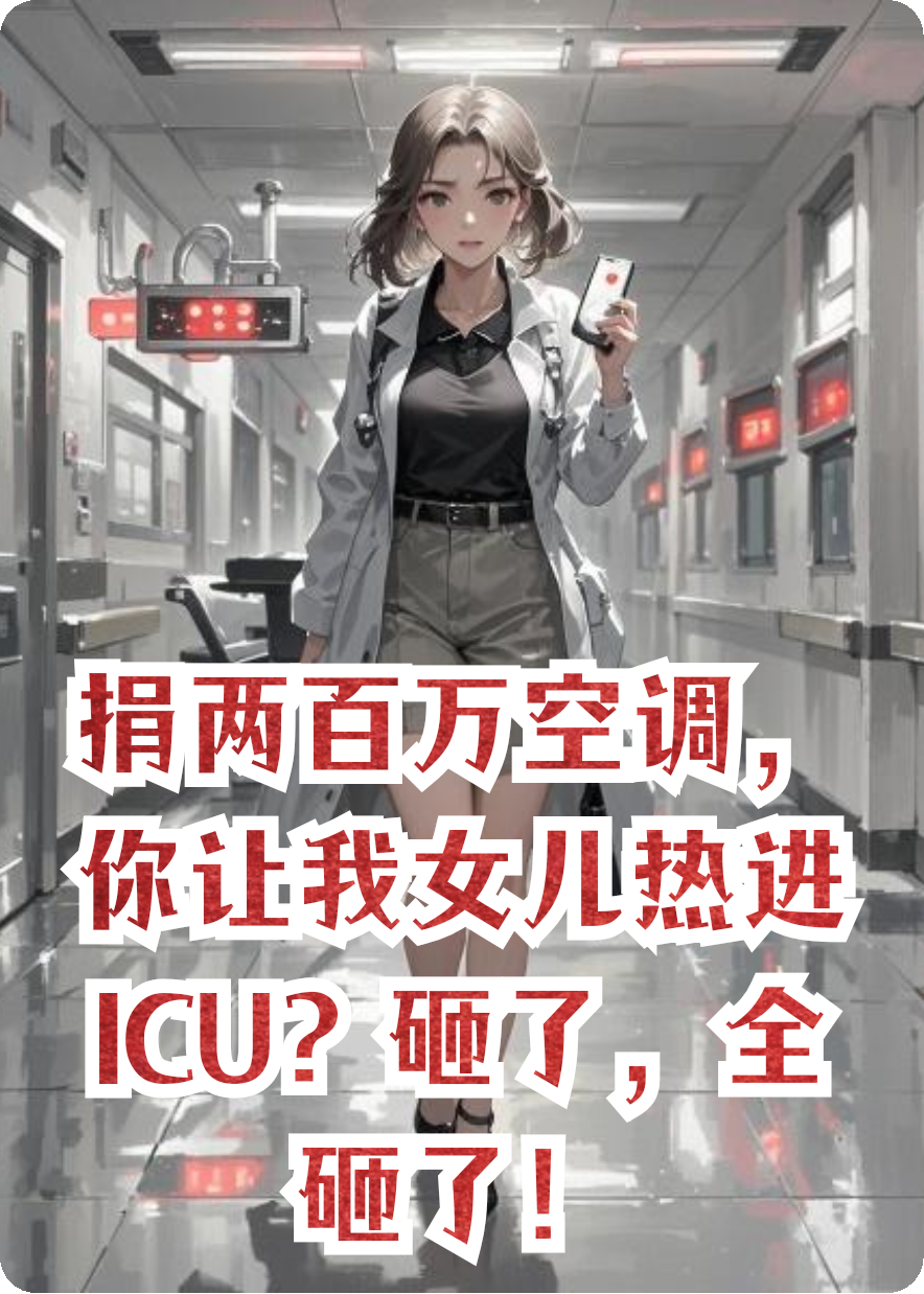 捐两百万空调，你让我女儿热进ICU？砸了，全砸了！