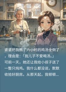 熬六小时鸡汤被婆全倒？我直接罢工不做饭，她破防了