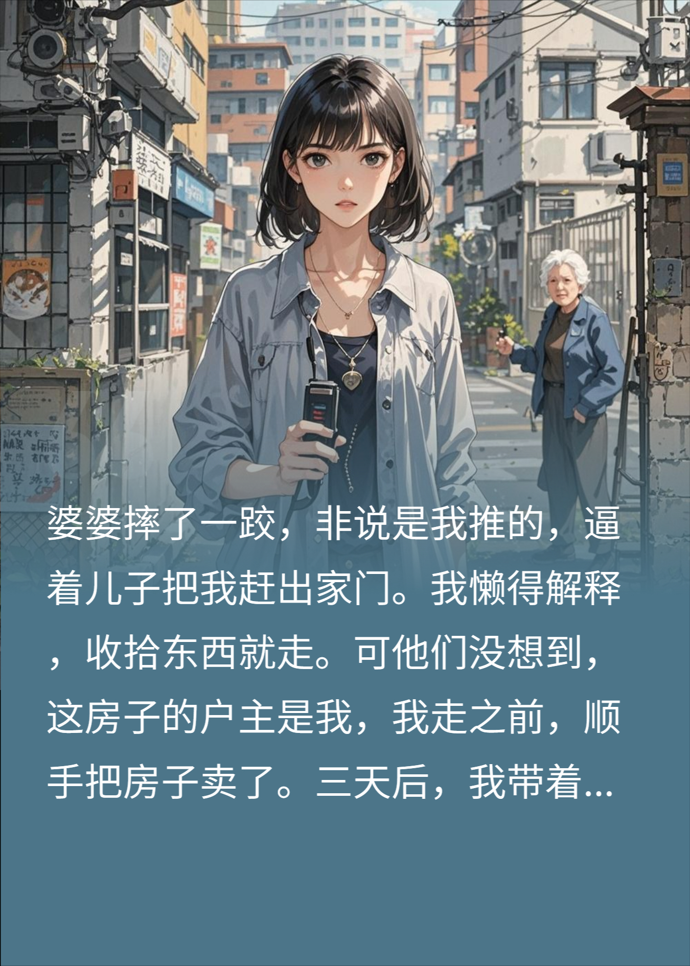 婆婆逼我走？我卖房撵人，竟揭开她隐藏多年的惊天秘密