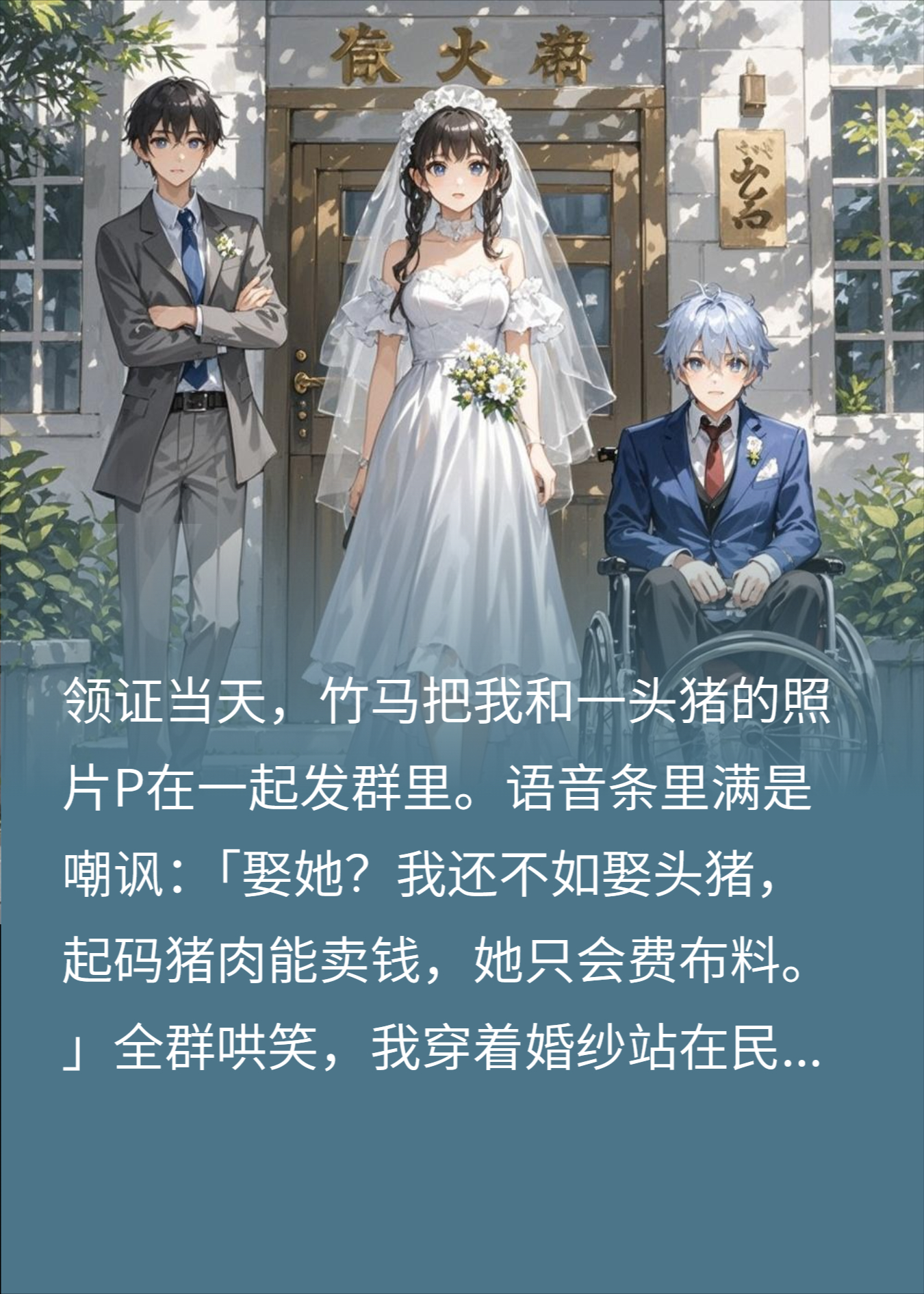 领证当天被P成猪，闪婚残废大佬后，竹马悔疯了