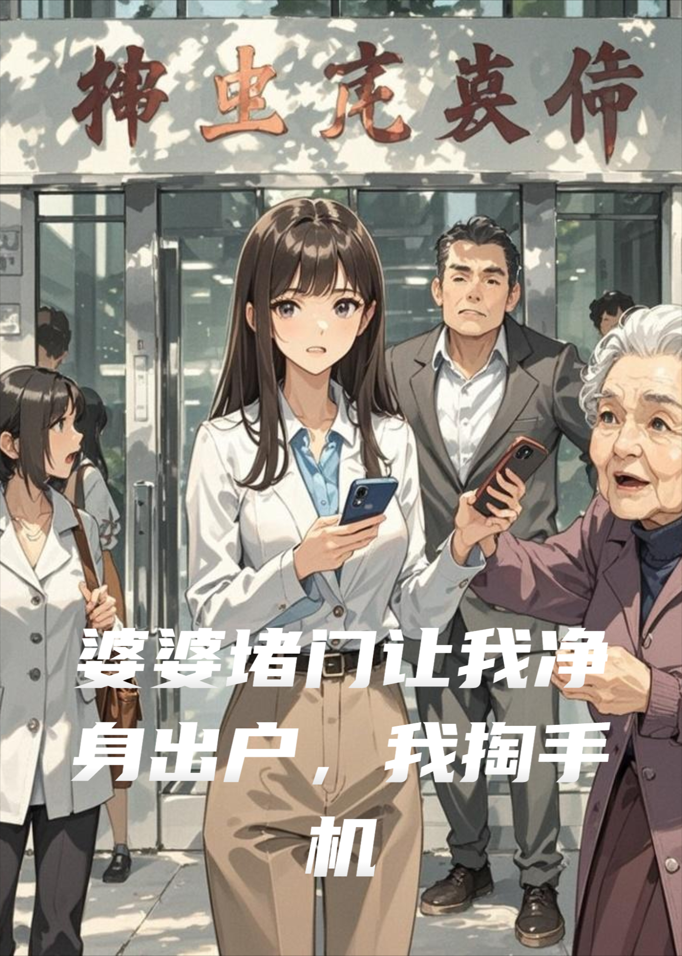 婆婆堵门让我净身出户，我掏手机挂房她傻眼