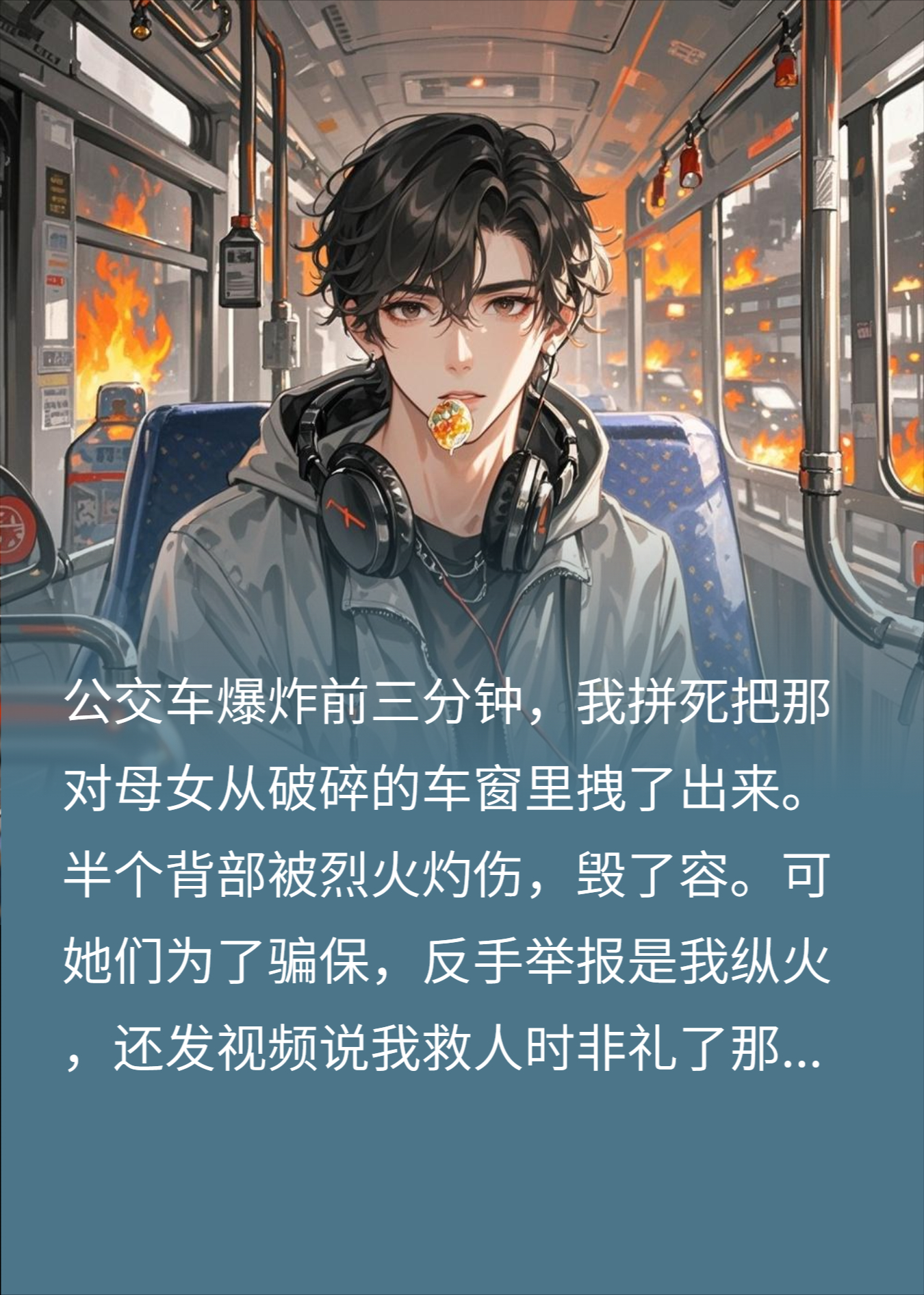 救下母女反被诬陷，重回爆炸公交我戴上降噪耳机