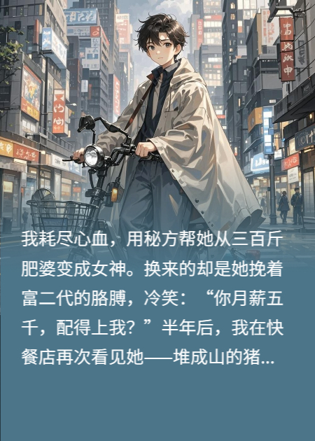 陪她从300斤减到98斤，她说我不配，我让她后悔莫及！