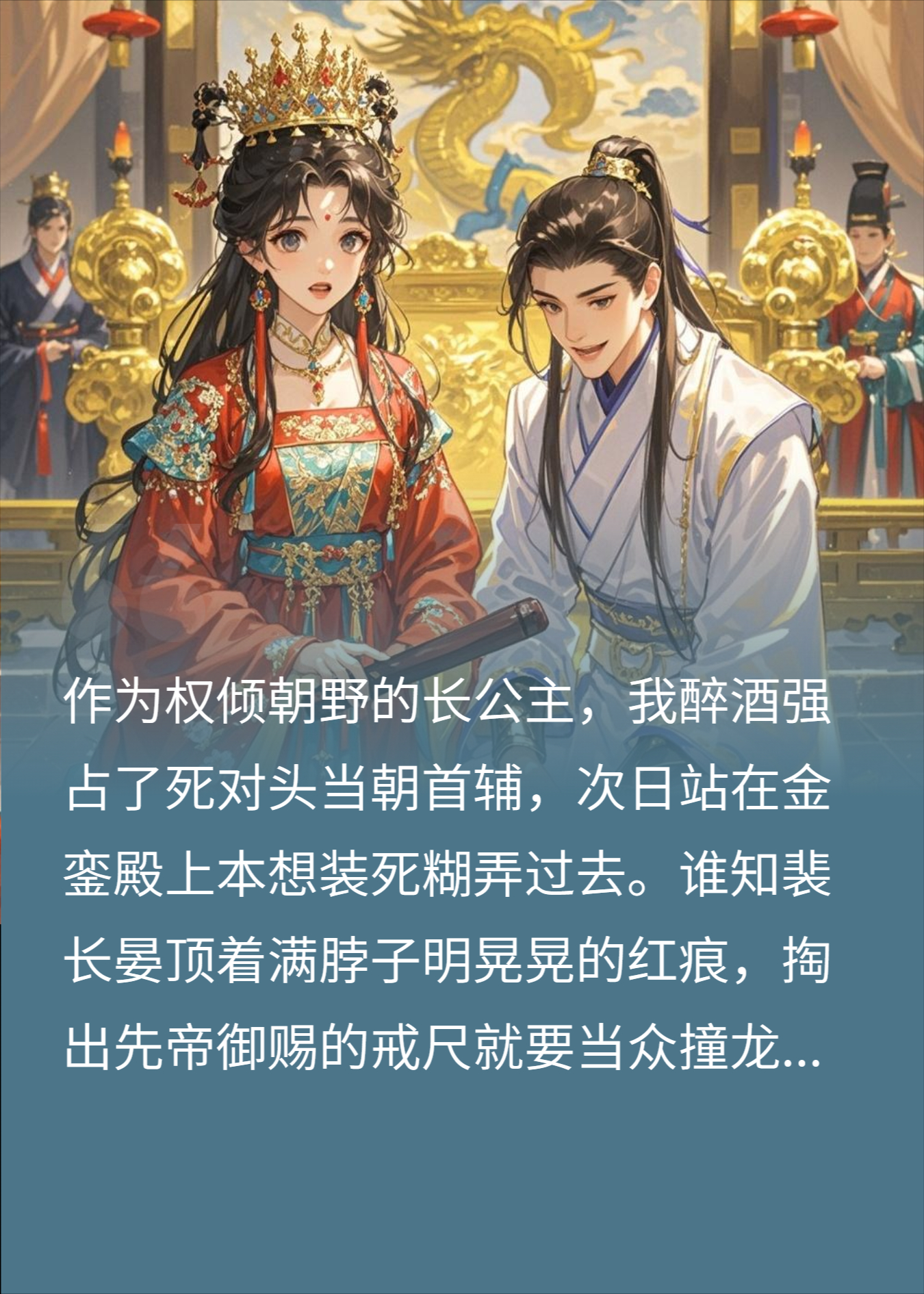 强占死对头首辅，他次日顶着红痕撞龙柱逼婚