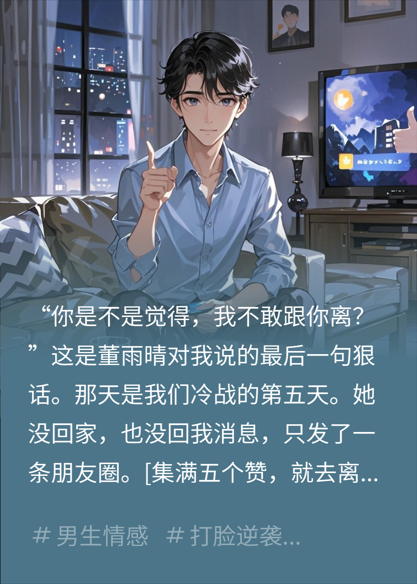 老婆集赞要离婚，我第一个点赞