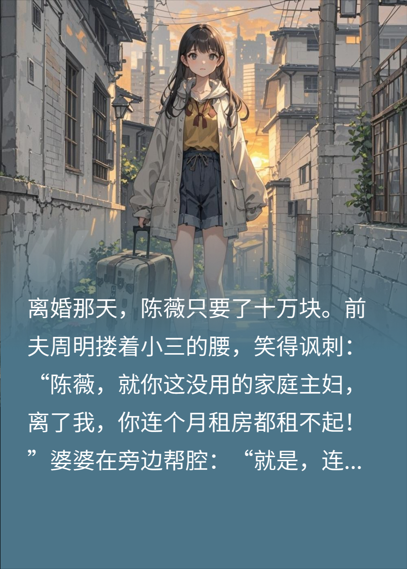 离婚后，我买下老破小捡到了未来大佬