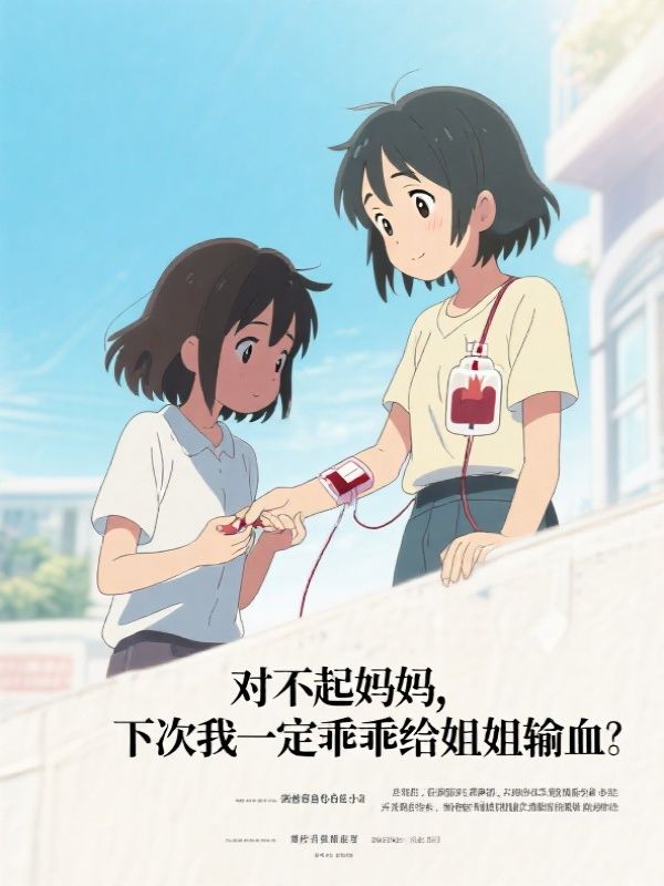 对不起妈妈，下次我一定乖乖给姐姐输血