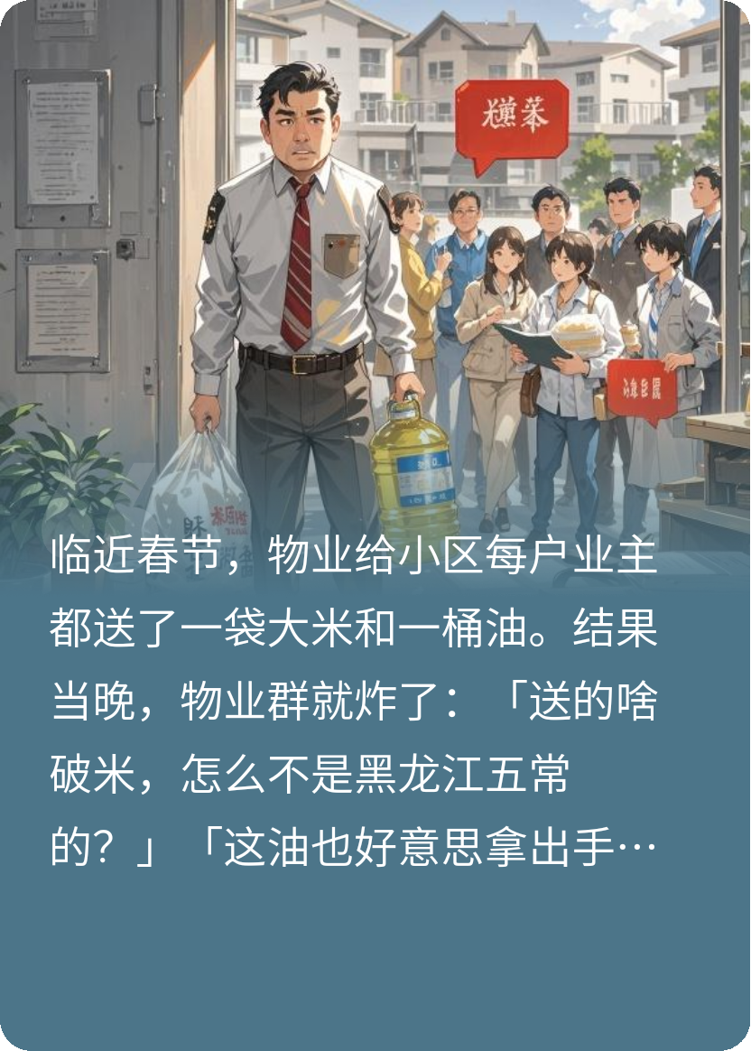 嫌春节礼物没送好？成立业委会后他们悔疯了！