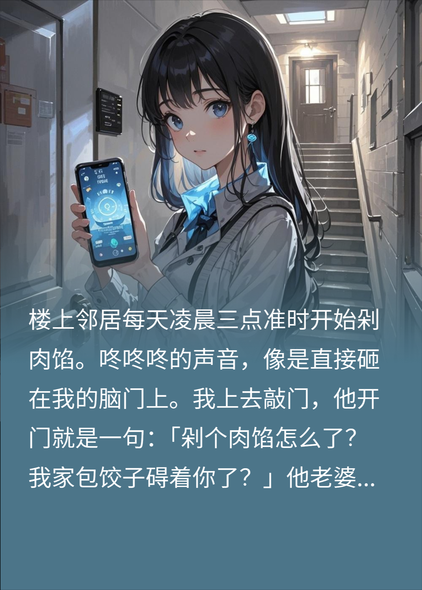 邻居凌晨三点剁肉馅，半年后他全家竟进疯人院了？